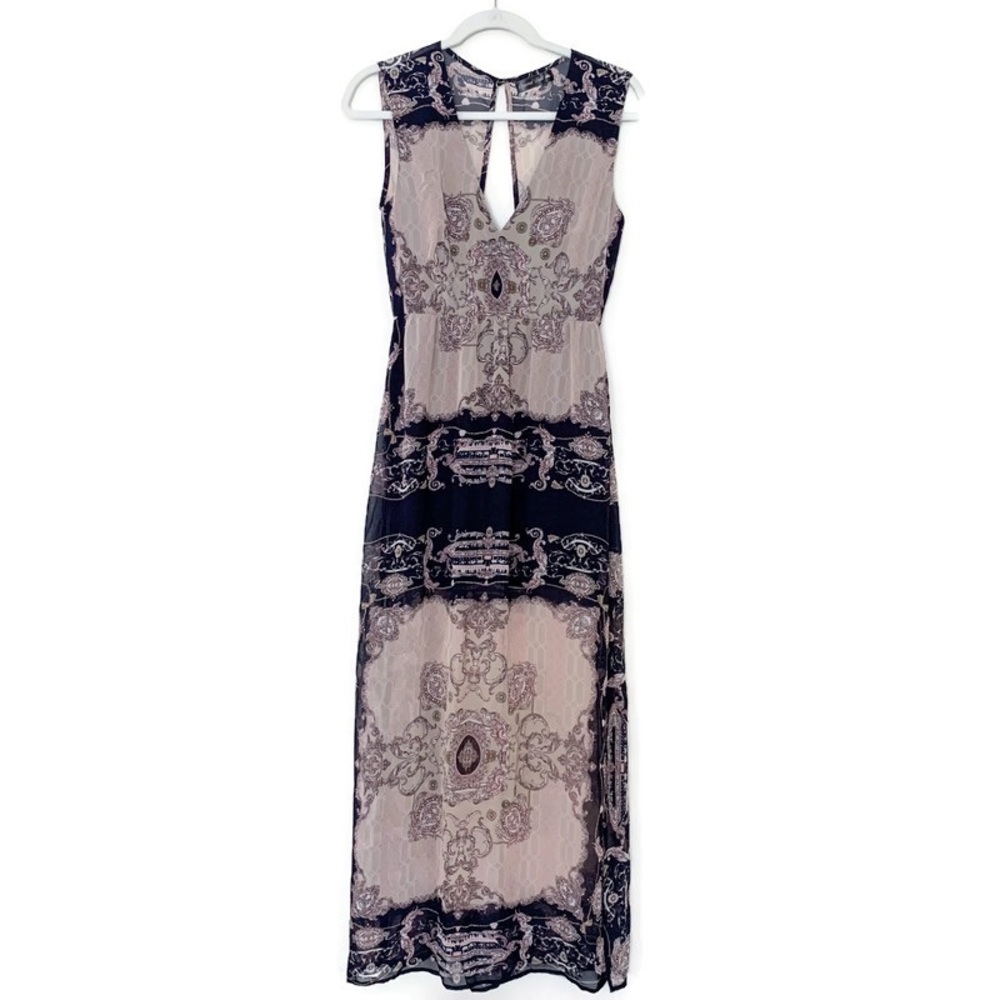 Crystal Doll Open Back Maxi Dress